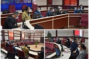 برگزاری جلسه بررسی و نظارت بر ساخت و سازهای غیر مجاز به ریاست دکتر...