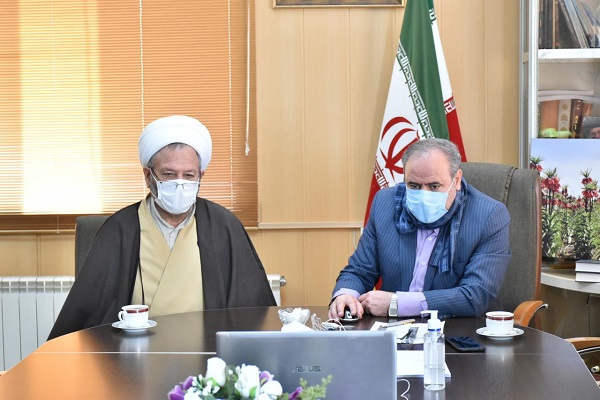 برگزاری جلسه شورای اداری استان بصورت ویدئو کنفرانس با حضور امام جمعه و فرماندار شهرستان ایجرود