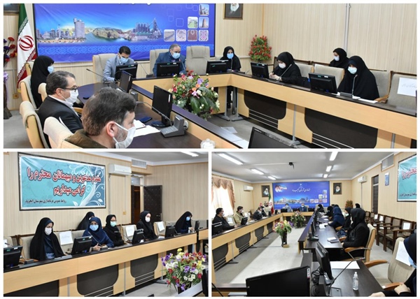 برگزاری جلسه مشترک کارگروه اجتماعی فرهنگی،  سلامت زنان و خانواده به ریاست دکتر فتحی، فرماندار شهرستان ایجرود