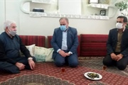 حضور دکتر فتحی، فرماندار شهرستان ایجرود و بخشدار مرکزی در منزل...