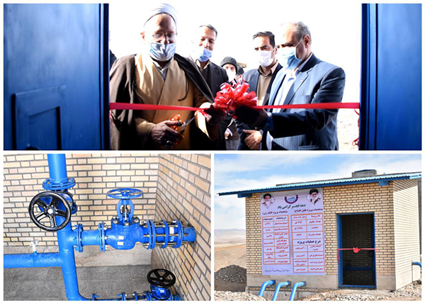 بهره برداری از طرح احداث مخزن ذخیره ۳۰۰ متر مکعبی روستای ینگی کند سیدلر با اعتبار ۸ میلیارد و ۵۰۰ میلیون ریال با حضور امام جمعه، فرماندار و جمعی از مسئولان شهرستان ایجرود