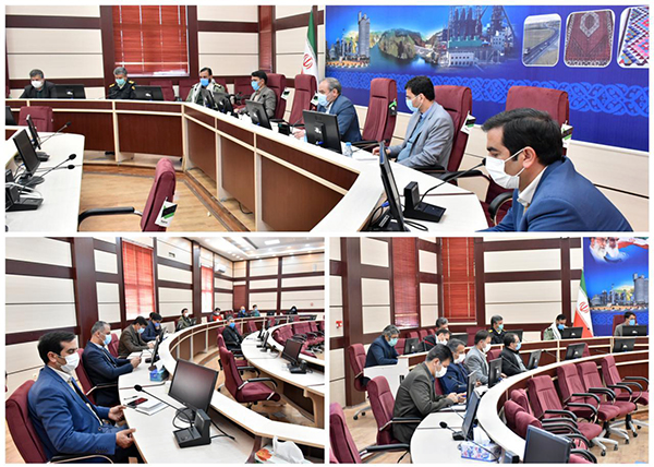 برگزاری جلسه قرارگاه عملیاتی ستاد مبارزه با بیماری کرونا ایجرود با حضور دکتر فتحی، فرماندار این شهرستان