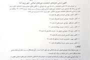 آگهی اسامی نامزدهای انتخابات شورای اسلامی شهر زرین آباد