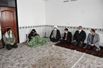 دیدار امام جمعه، فرماندار و جمعی از مسئولان شهرستان ایجرود با خانواد ه معزز شهید نظری در شهر زرین آباد