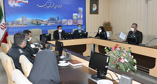 برگزاری جلسه شورای ترافیک و حفاظت از منابع آب شهرستان ایجرود به ریاست جعفری، فرماندار این شهرستان