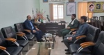 دیدار سرپرست معاونت برنامه ریزی و هماهنگی امور عمرانی فرمانداری ایجرود با فرمانده سپاه ناحیه ایجرود
