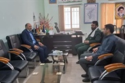دیدار سرپرست معاونت برنامه ریزی و هماهنگی امور عمرانی فرمانداری...