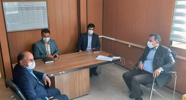 نشست سرپرست معاونت برنامه ریزی و هماهنگی امور عمرانی فرمانداری ایجرود با مدیران ادارات تعاون، کار و رفاه اجتماعی، صمت و جهاد کشاورزی شهرستان ایجرود و بحث و تبادل نظر در خصوص مسایل و مشکلات مربوط به ای