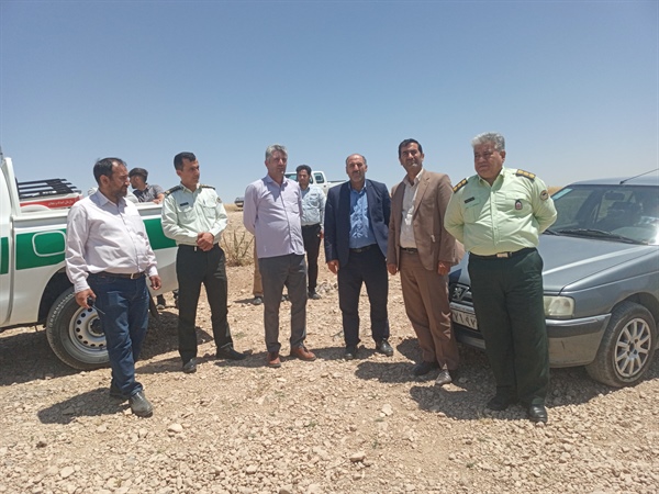 بازدید فرماندار و معاون برنامه ریزی فرمانداری شهرستان از مخزن سد گلابر