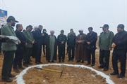 برگزاری مراسم کلنگ زنی پروژه تکمیل خط انتقال آب از سد گلابر برای...