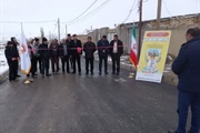 افتتاح پروژه جدولگذاری و آسفالت ریزی معابر روستای خانجین