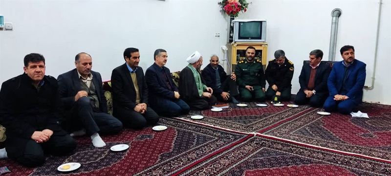 برگزاری مراسم دیدار با رزمنده دوران دفاع مقدس  در روستای باغکندی