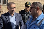 برگزاری رزمایش آمادگی در مقابل زلزله در مدرسه زینب کبری شهرستان...