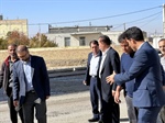 بازدید میدانی از عملیات آسفالت ریزی در روستای جوقین شهرستان ایجرود.