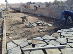 شروع پروژه ی جدول گذاری پیاده راه خیابان امام خمینی (ره)روستای ینگی کند سیدلر شهرستان ایجرود.