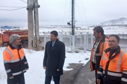 بازدید میدانی آقای لطفی سرپرست محترم فرمانداری ایجرود