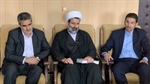 دیدار حجت الاسلام والمسلمین حاج آقا زرینه امام جمعه محترم شهرستان و آقای سلیمانی رییس محترم دادگستری شهرستان با آقای لطفی سرپرست محترم فرمانداری ایجرود