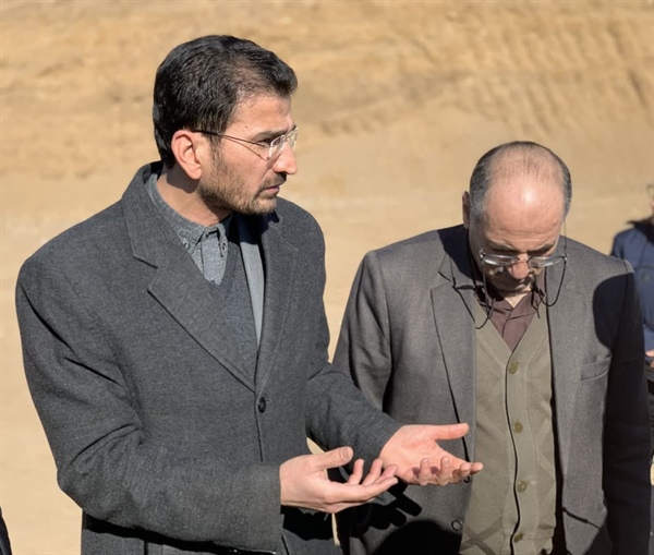 بازدید میدانی آقای لطفی سرپرست فرمانداری ایجرود از نقاط حادثه خیز  محور زرین آباد به حلب روز پنجشنبه مورخ ۱۴۰۳/۱۲/۰۹.