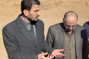 بازدید میدانی آقای لطفی سرپرست فرمانداری ایجرود از نقاط حادثه خیز...