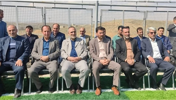 بهره برداری از پروژه زمین فوتبال چمن مصنوعی (۷ نفره) در روستای تله گرد از توابع بخش مرکزی شهرستان ایجرود