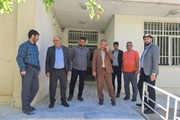 بازدید معاون برنامه‌ریزی و عمرانی فرمانداری ایجرود از بخشداری مرکزی