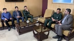 دیدار فرمانده سپاه ناحیه ایجرود با سرپرست فرمانداری شهرستان