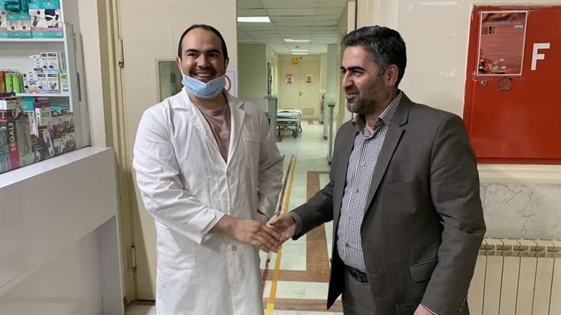 بازدید سرزده سرپرست فرمانداری ایجرود از بیمارستان ایثار
