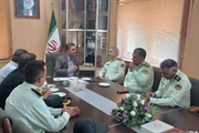 دیدار فرمانده انتظامی شهرستان ایجرود با سرپرست فرمانداری