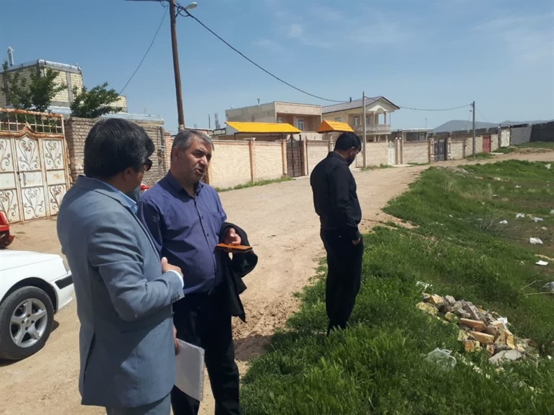 بازدید معاون امور برنامه‌ریزی و عمرانی فرمانداری ایجرود از پروژه‌های عمرانی زرین‌ آباد و بخش مرکزی