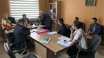 بررسی مشکلات دهیاران و مسائل فنی بخش‌های حلب و مرکزی با حضور مدیرکل امور روستایی استانداری