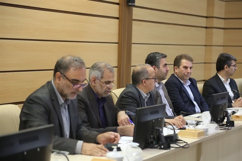 حضور الهی سرشت سرپرست  فرمانداری ایجرود در جلسه کارگروه تقویت و توسعه زیر ساخت های نظم و امنیت استان به ریاست دکتر سید محسن صادقی استاندار زنجان