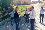 بازدید معاون امور برنامه‌ریزی و عمرانی فرمانداری ایجرود از روستای...