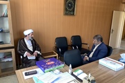 دیدار حجت الاسلام والمسلمین حاج آقا زرینه امام جمعه شهرستان با...