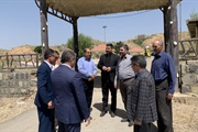 بازدید سرپرست فرمانداری ایجرود  از مرکز خدمات در حال احداث گردشگری...