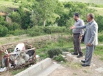 حضور سرپرست فرمانداری ایجرود در روستای صائین و بررسی روند جمع آوری زباله روستا در پی دریافت گزارش مردمی