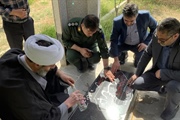 غبار روبی و عطر افشانی و دیدار با خانواده معظم شهید عباس محمدی در...