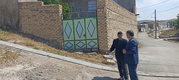 بازدید معاون امور برنامه‌ریزی و عمرانی فرمانداری ایجرود از روستای قره‌ سعید