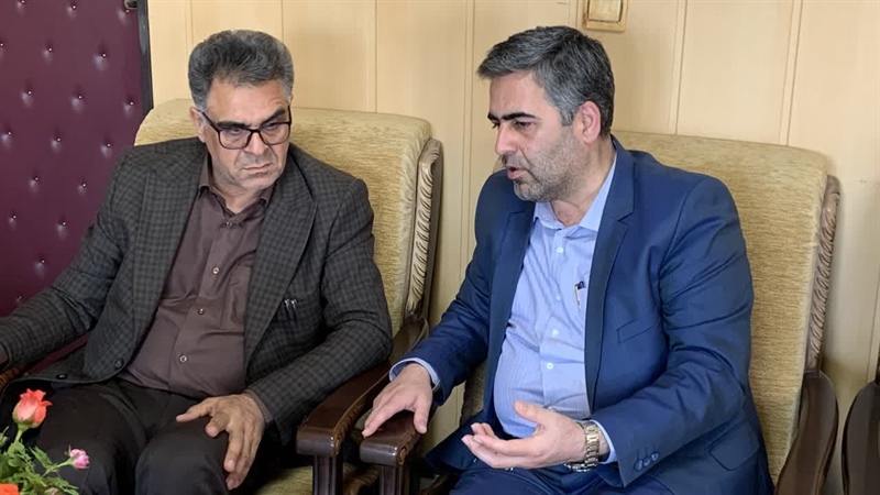 دیدار مدیرعامل جمعیت هلال احمر استان زنجان با سرپرست فرمانداری ایجرود