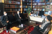 دیدار بخشدار مرکزی خدابنده با امام جمعه شهر قیدار