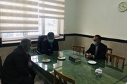 دیدار بخشدار مرکزی خدابنده با فرماندار شهرستان خدابنده