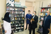 بازدید بخشدار مرکزی از درمانگاه شهر سهرورد