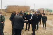 دیدار مردمی بخشدار مرکزی شهرستان خدابنده با اهالی روستای ابراهیم آباد