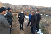 بازدید بخشدار مرکزی خدابنده از روستای صالح آباد بخش مرکزی و بررسی...