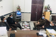 دیدار رئیس و کارکنان ثبت احوال شهرستان خدابنده با بخشدار مرکزی.