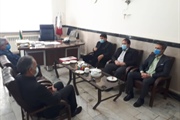 دیدار ریاست و مدیریت بیمارستان با بخشدار  بخش مرکزی