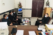دیدار رئیس و کارکنان بنیاد مسکن انقلاب اسلامی شهرستان با بخشدار مرکزی