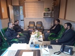 دیدار بخشدار محترم سجاسرود با فرماندهی انتظامی