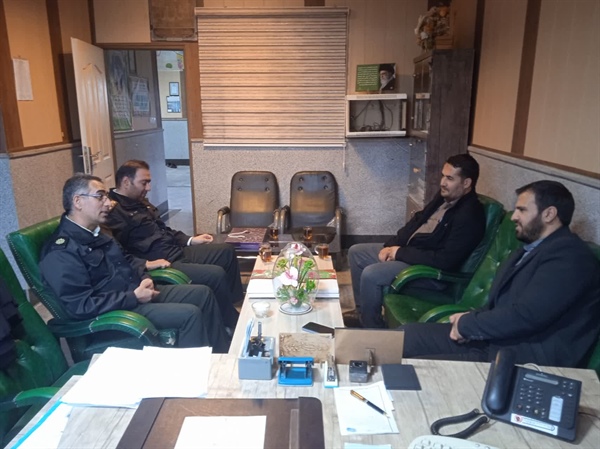 دیدار بخشدار محترم سجاسرود با فرماندهی انتظامی