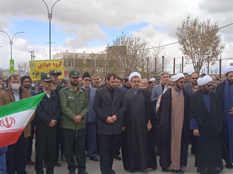 راهپیمایی روز جهانی قدس در بخش سجاسرود