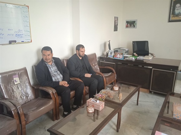 دیدار بخشدار سجاسرود با نماینده محترم ولی فقیه در سپاه خدابنده